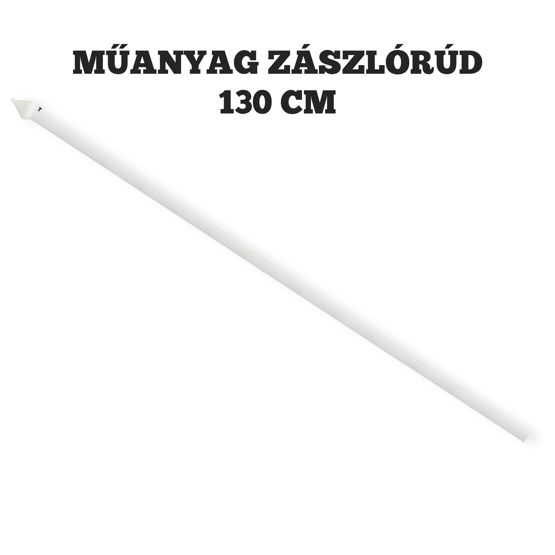 Zászlórúd - műanyag - 130 cm