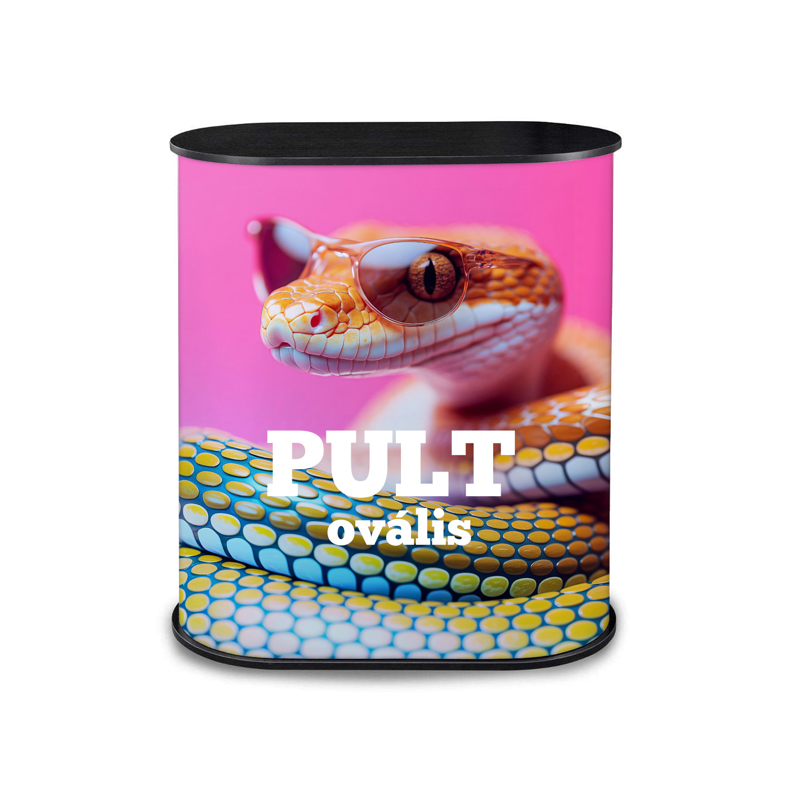 Promóciós pult - Ovális