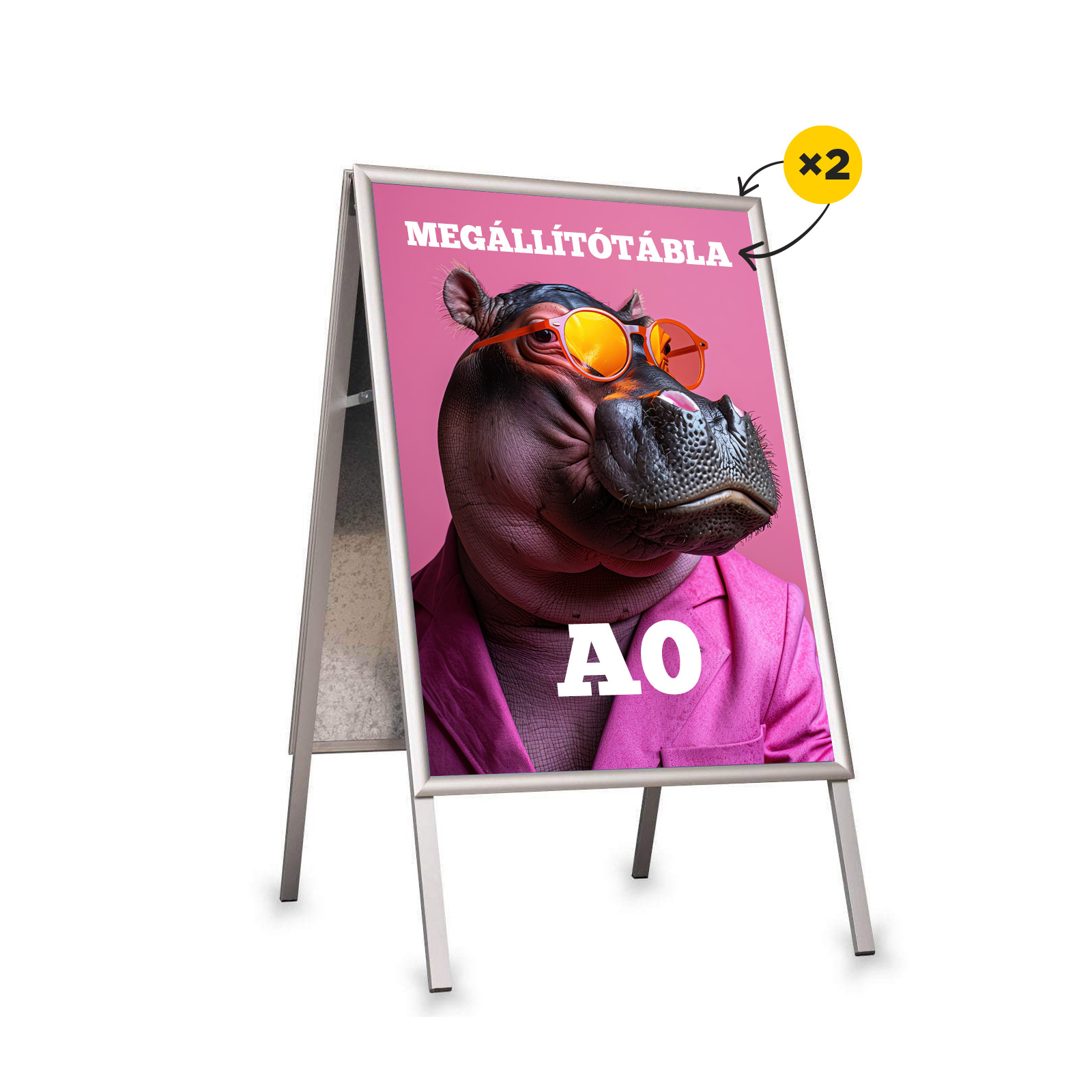 Megállítótábla - Beltéri - A0