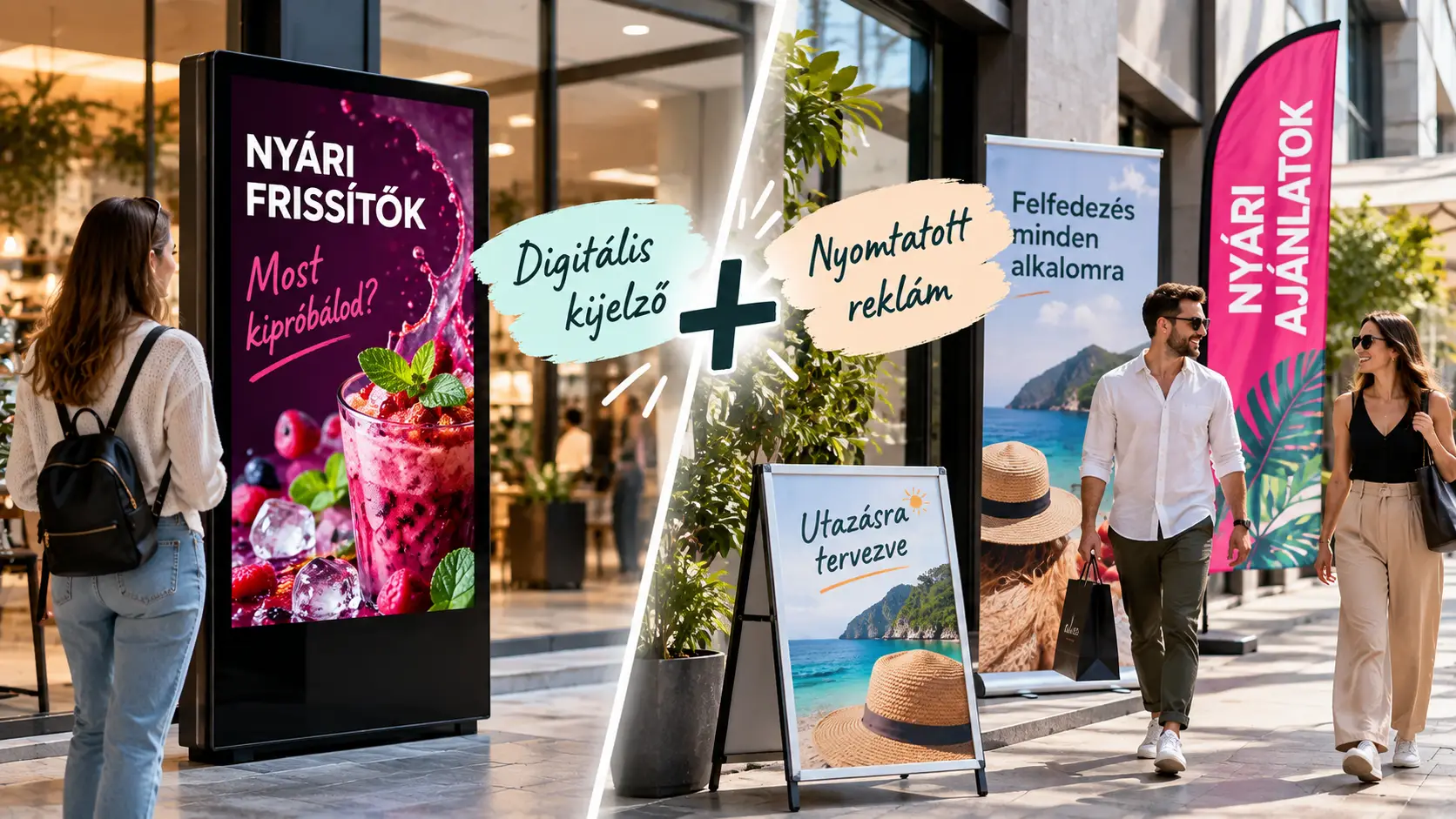 Digitális kijelző vagy nyomtatott reklám – merre tart a jövő?